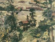 Lovis Corinth Walchensee, Morgennebel oil on canvas